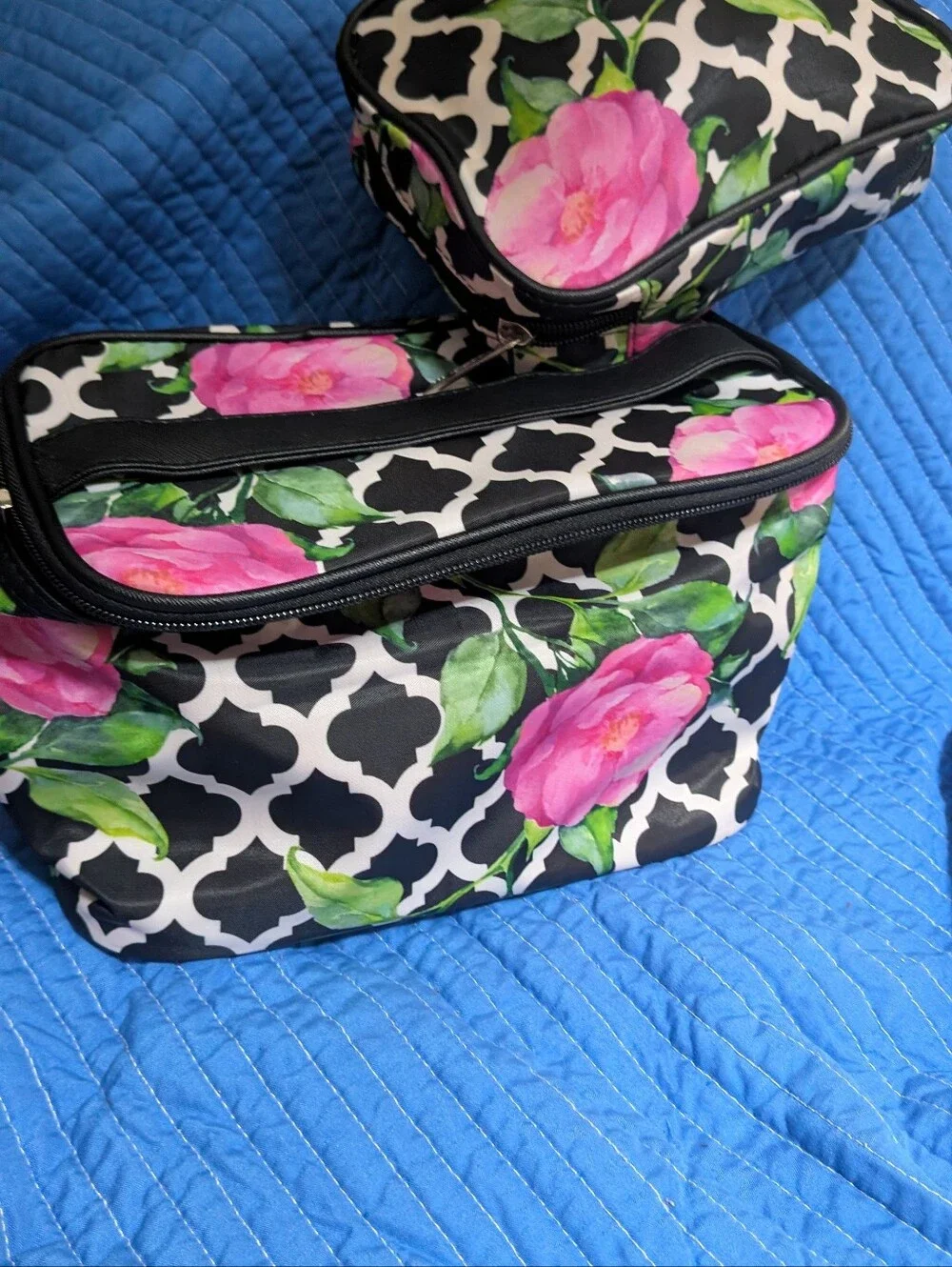 Modella Bright Pink Clear Bag Combo